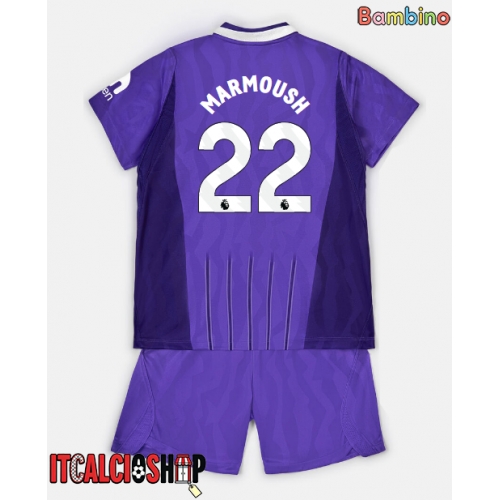 Tottenham Hotspur Omar Marmoush #22 Terza Maglia Bambino 2026-27 Manica Corta (+ Pantaloni corti)